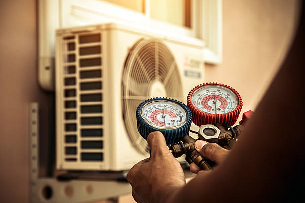 Professional Hvac Installation technician working in Sterling, KS
